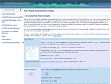 Tablet Screenshot of freephpldtemplates.sbclansite.com